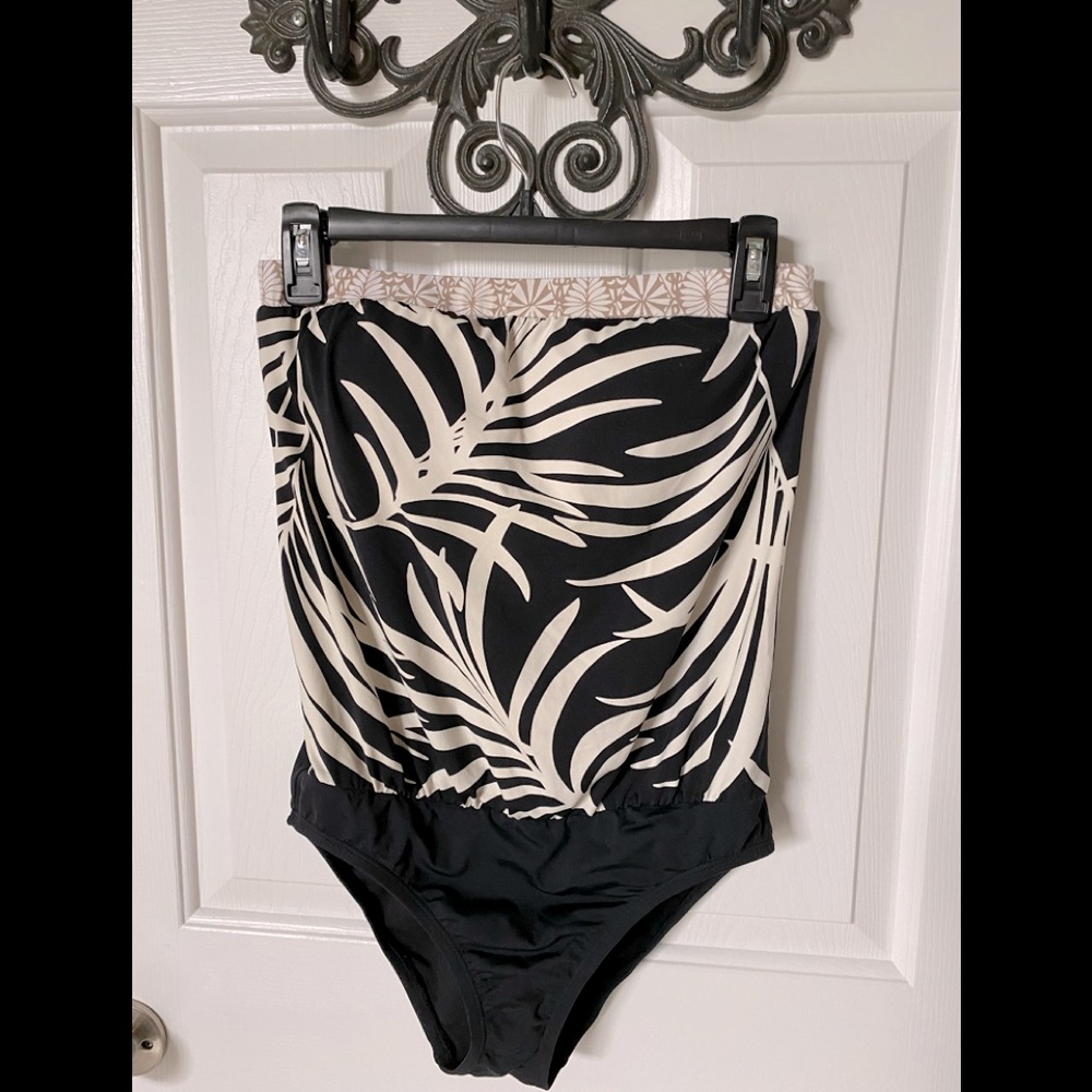 Anne Cole Blouson One Piece Swimsuit